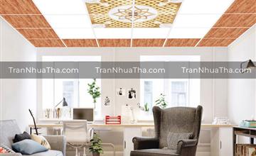 Mẫu trần nhựa thả giả gỗ đẹp nhất