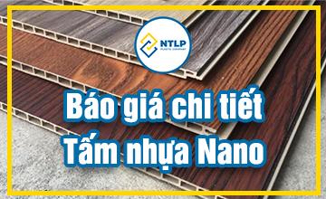 Báo giá tấm nhựa ốp tường Nano mới nhất 2024