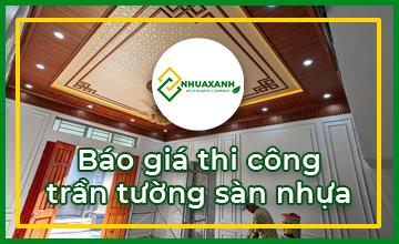 Báo giá thi công tấm nhựa ốp tường trần sàn tại Hải Phòng