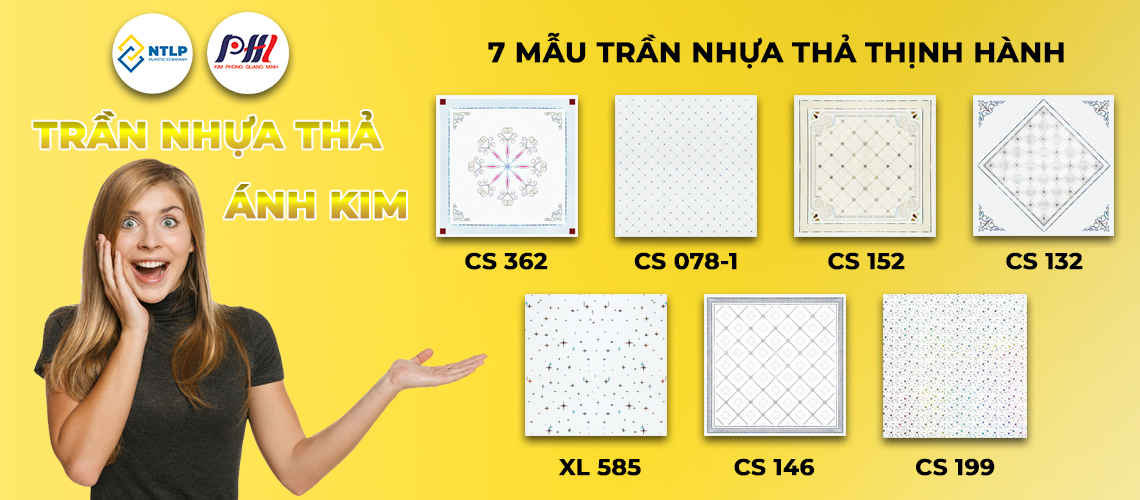 Trần nhựa thả đẹp
