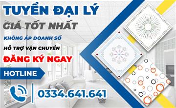 Tuyển đại lý phân phối trần nhựa thả