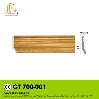 Phào PS Ngân Hoa chân tường 7,2cm