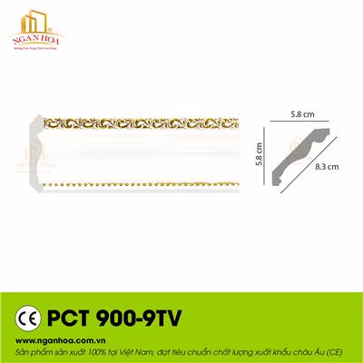 Phào PS Ngân Hoa cổ trần 8,3cm