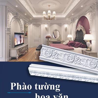 Phào tường hoa văn