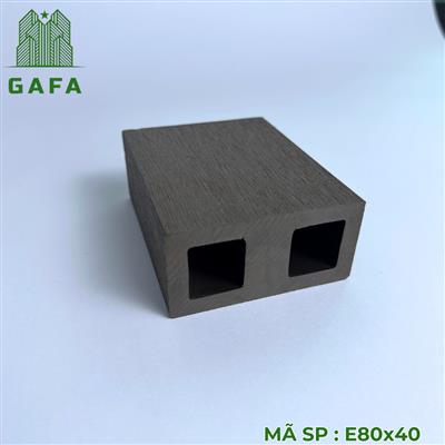 Thanh lam gỗ nhựa GAFA E80x40