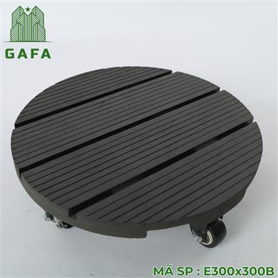 Đế đẩy chậu nhựa ngoài trời GAFA E300x300B (Đế tròn)