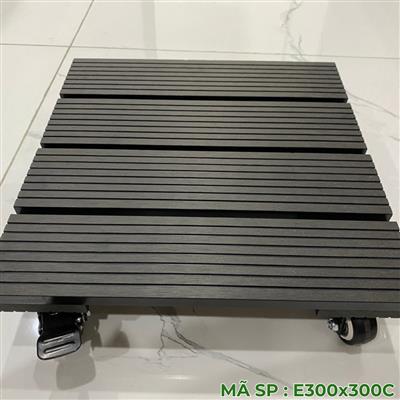 Đế đẩy chậu nhựa ngoài trời GAFA E300x300C (Đế vuông)